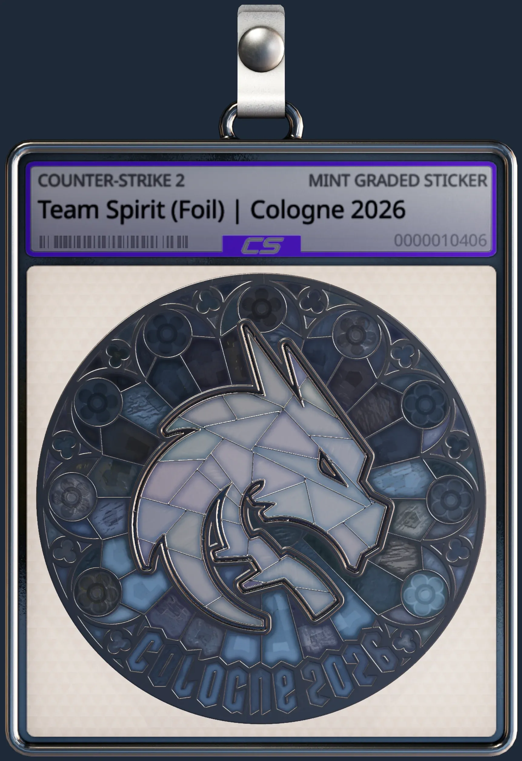 Sticker | Team Spirit (Foil) | Cologne 2026