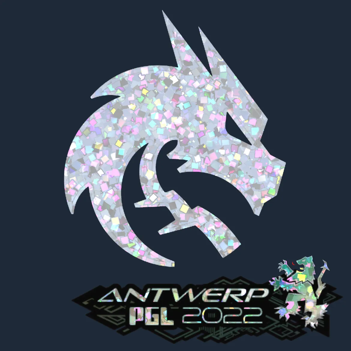Sticker | Team Spirit (Glitter) | Antwerp 2022