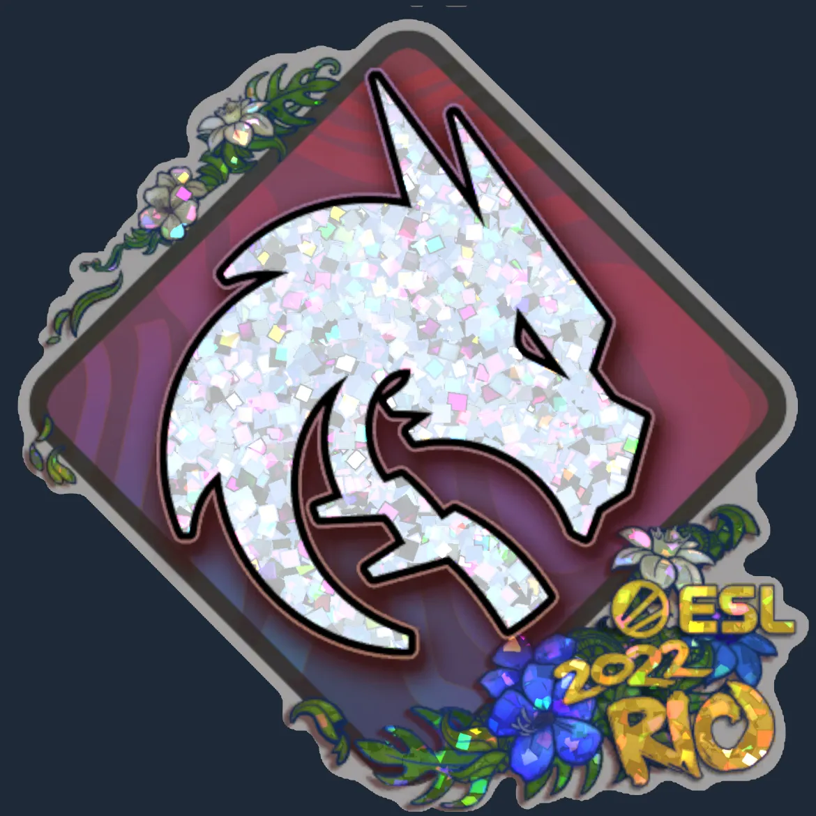 Sticker | Team Spirit (Glitter) | Rio 2022