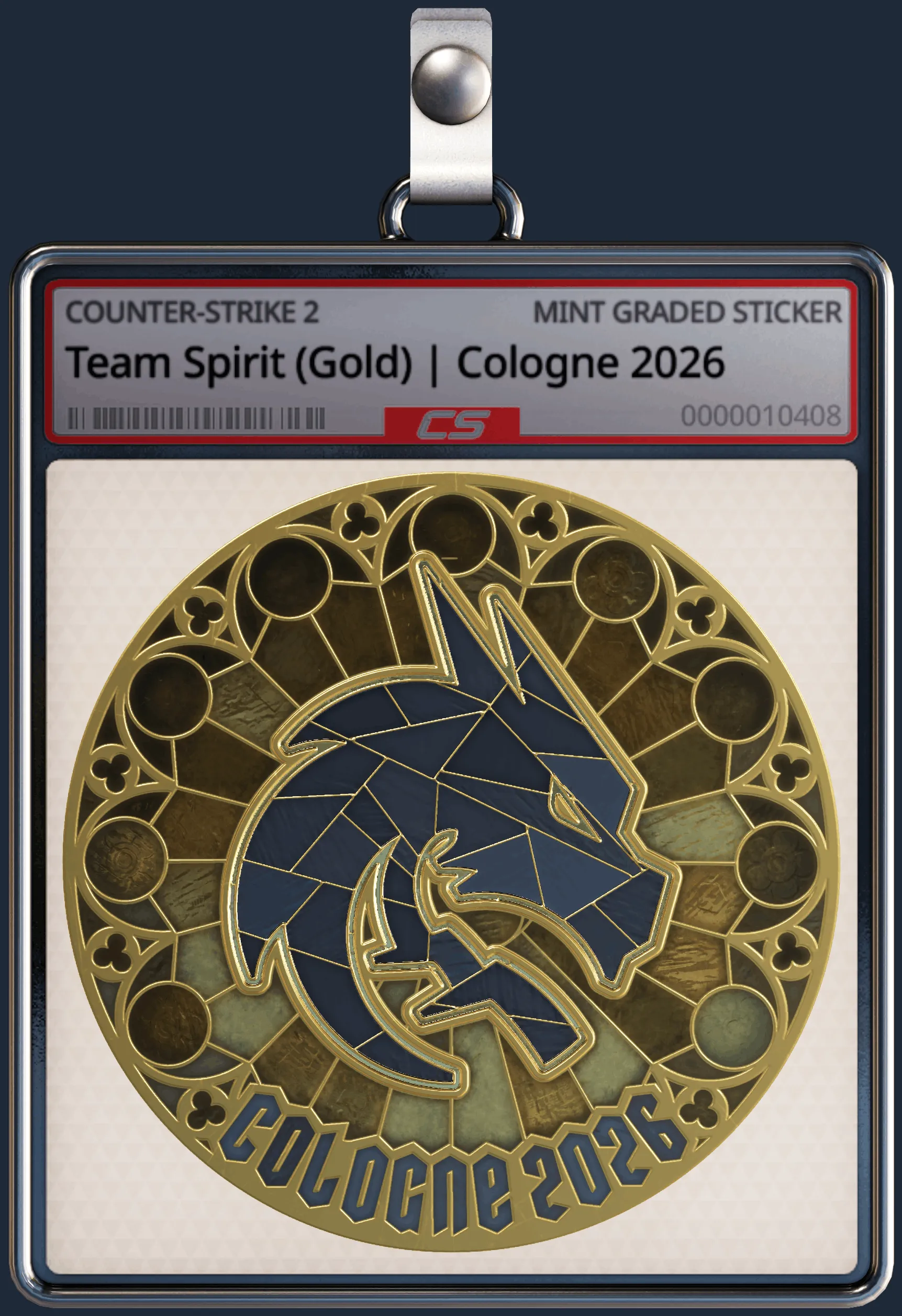 Sticker | Team Spirit (Gold) | Cologne 2026 Sticker | Team Spirit (Gold) | Cologne 2026