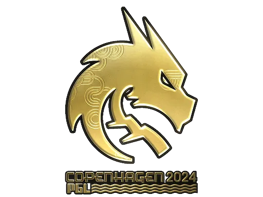 Sticker | Team Spirit (Gold) | Copenhagen 2024