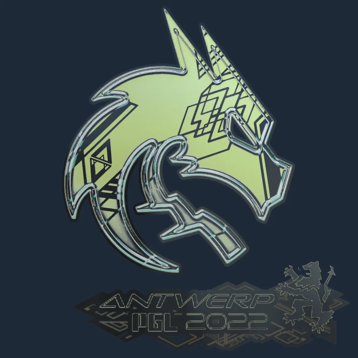 Sticker | Team Spirit (Holo) | Antwerp 2022