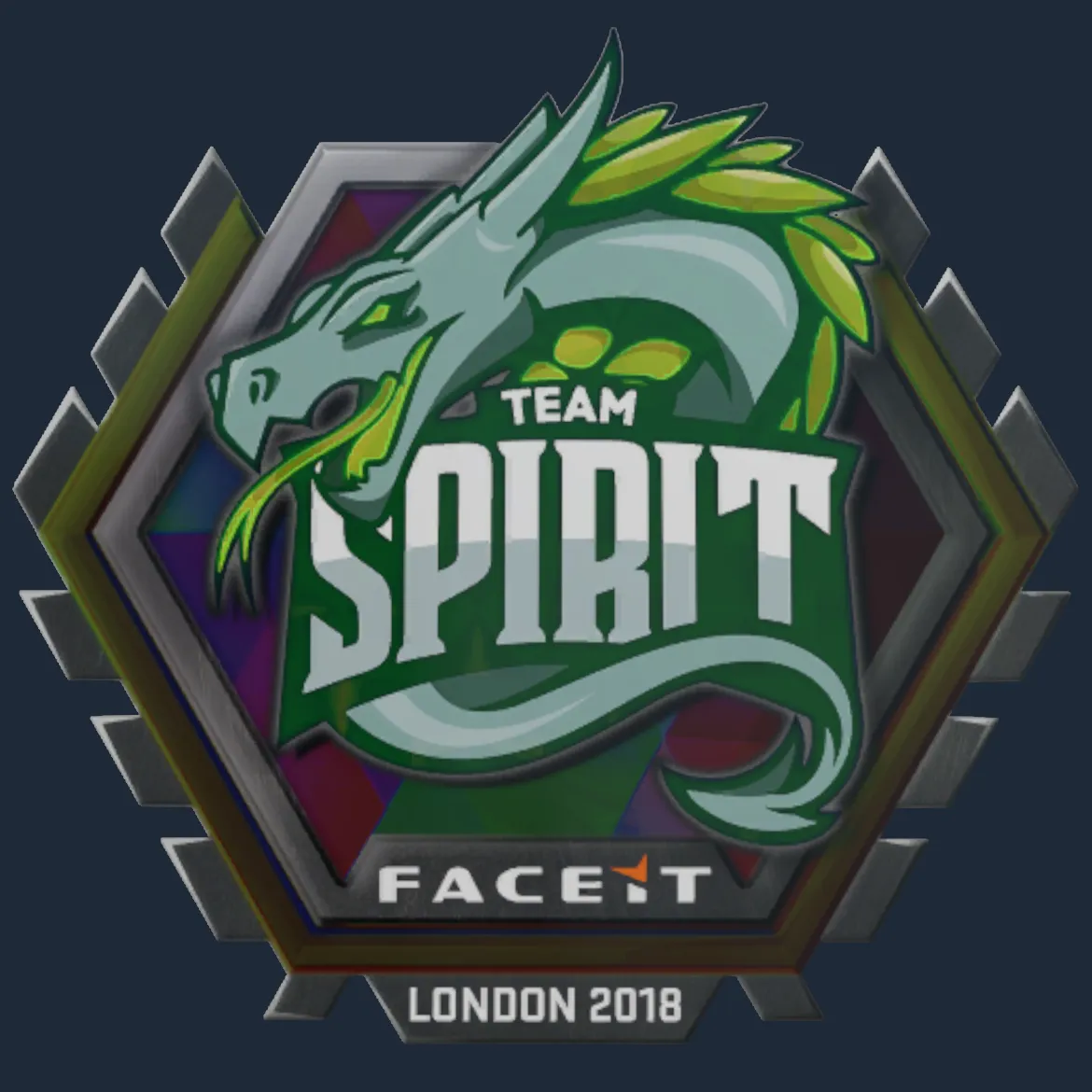 Sticker | Team Spirit (Holo) | London 2018