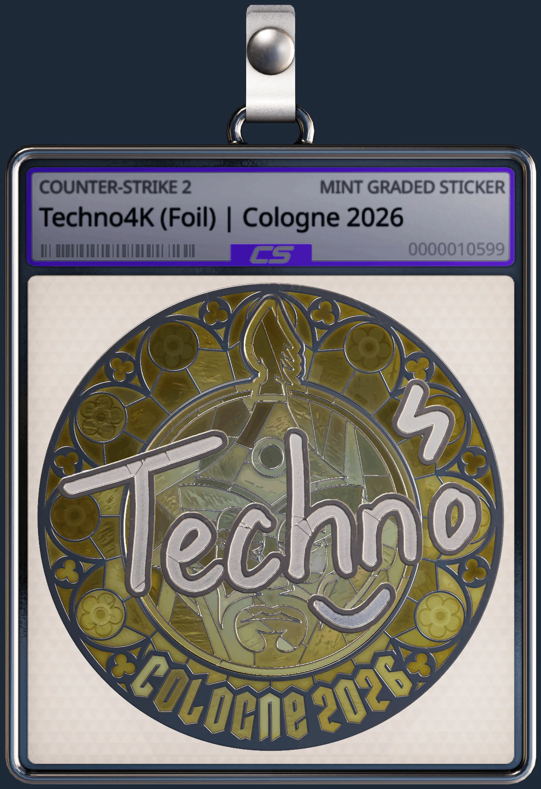 Sticker | Techno4K (Foil) | Cologne 2026