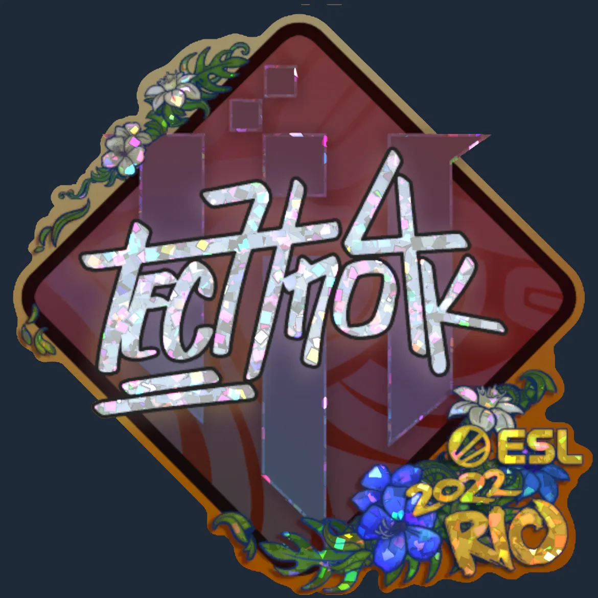 Sticker | Techno4K (Glitter) | Rio 2022