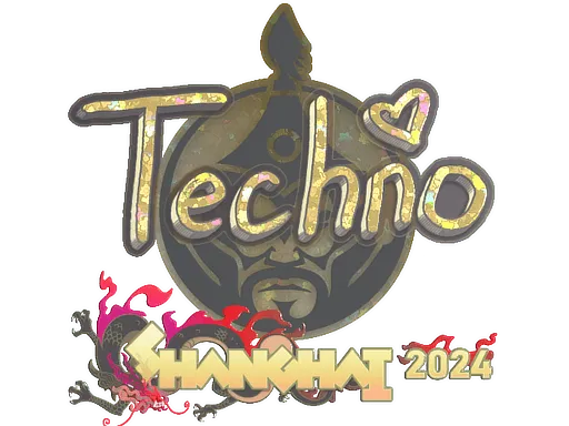 Sticker | Techno4K (Glitter) | Shanghai 2024