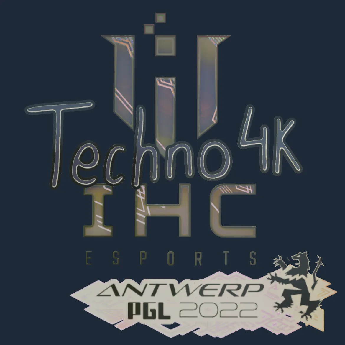 Sticker | Techno4K (Holo) | Antwerp 2022