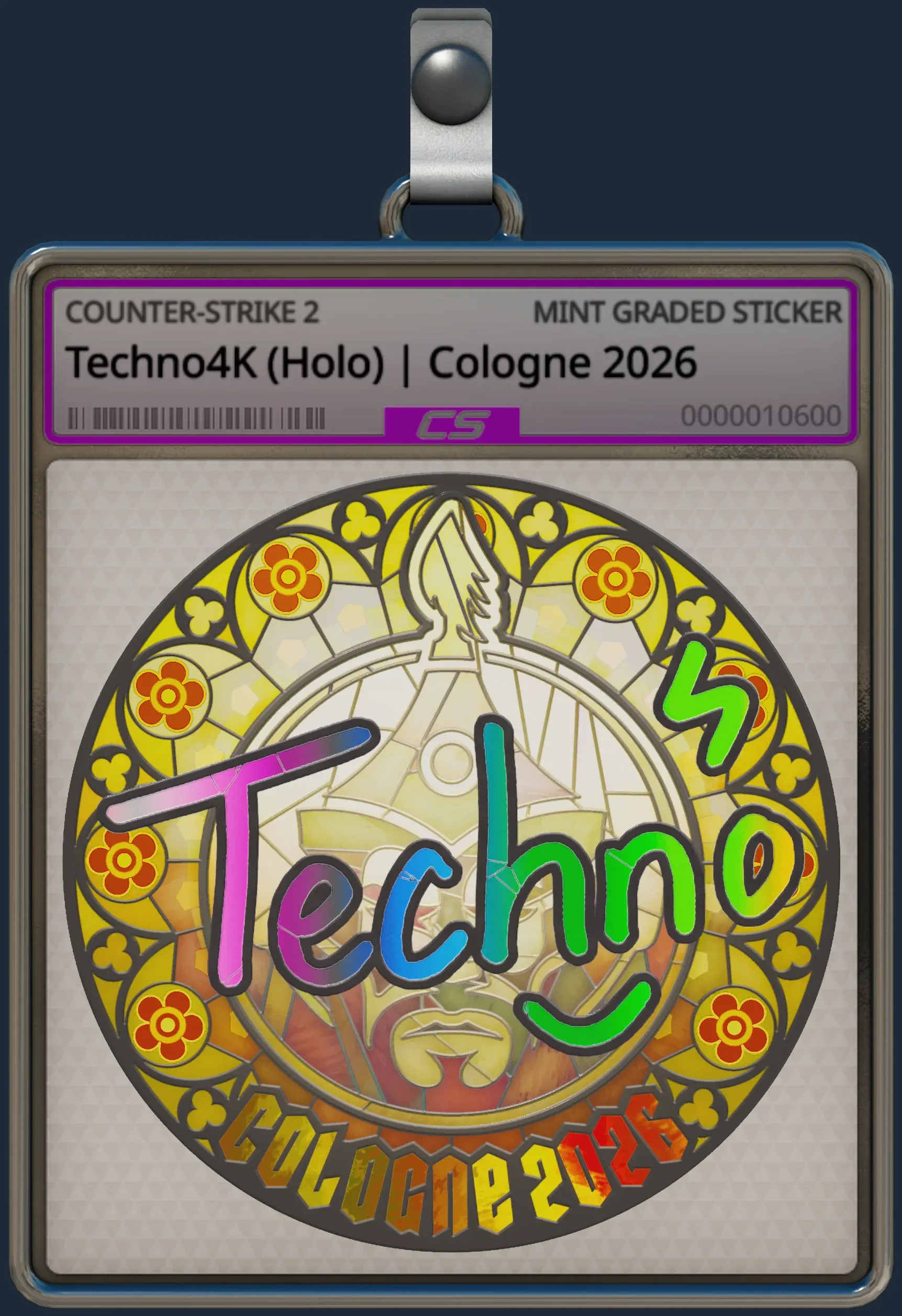 Sticker | Techno4K (Holo) | Cologne 2026