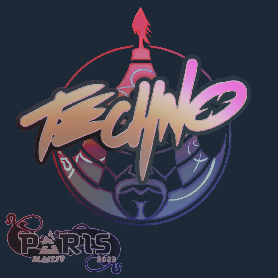 Sticker | Techno4K (Holo) | Paris 2023