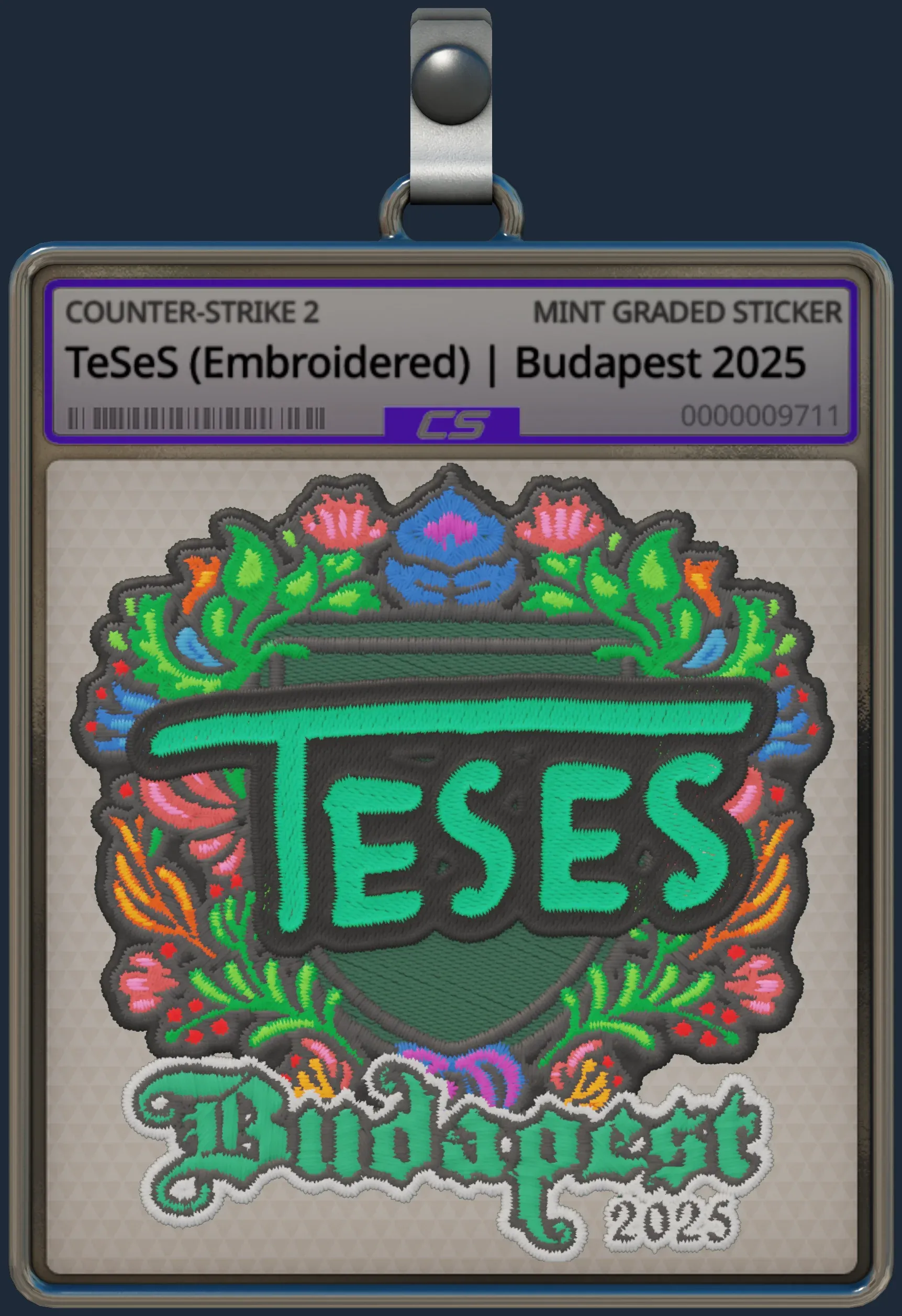 Sticker | TeSeS (Embroidered) | Budapest 2025