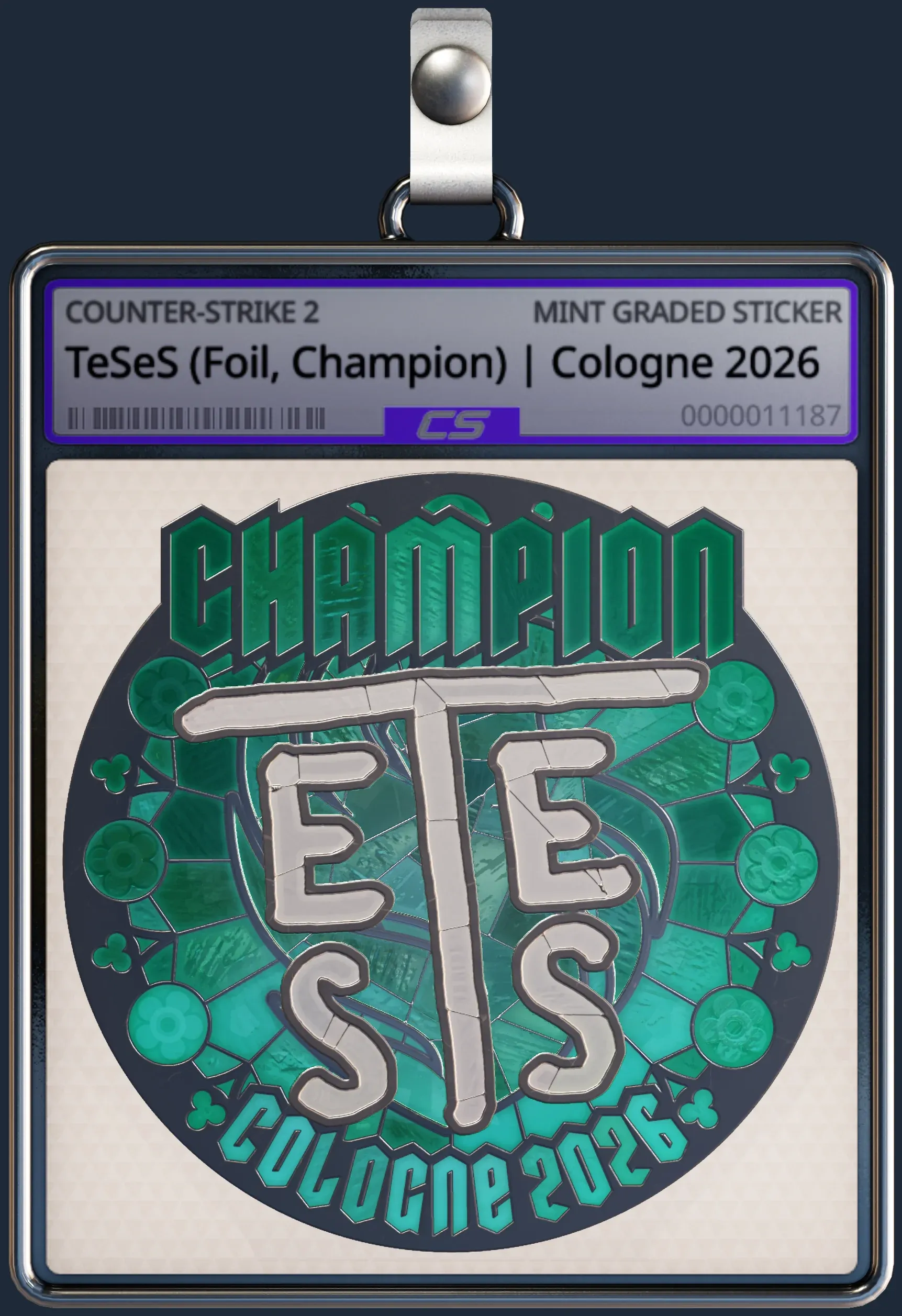Sticker | TeSeS (Foil, Champion) | Cologne 2026 Sticker | TeSeS (Foil, Champion) | Cologne 2026