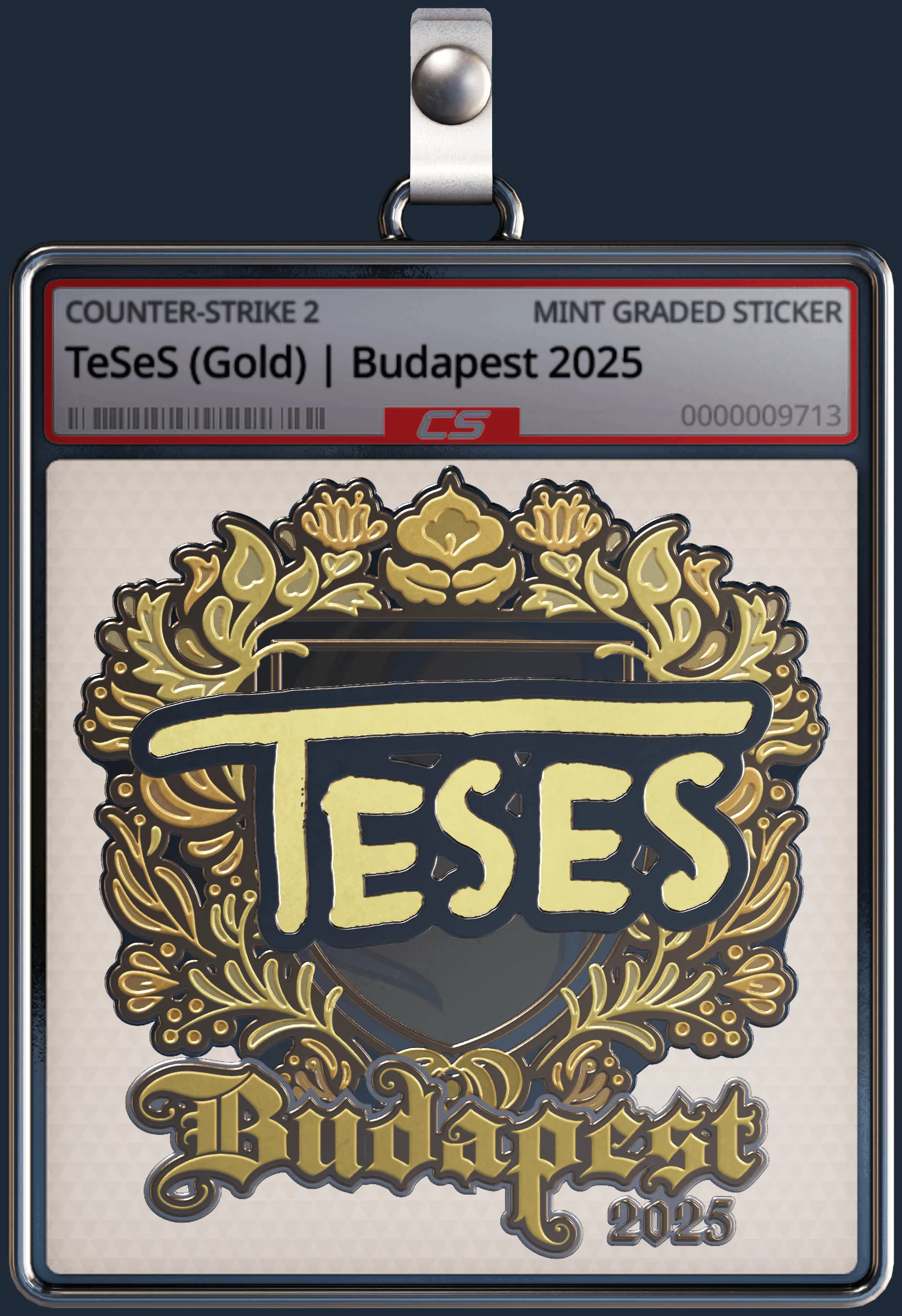 Sticker | TeSeS (Gold) | Budapest 2025