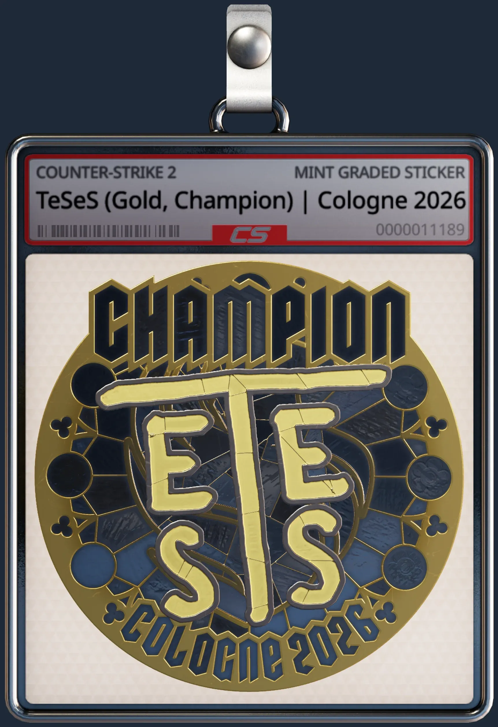 Sticker | TeSeS (Gold, Champion) | Cologne 2026 Sticker | TeSeS (Gold, Champion) | Cologne 2026