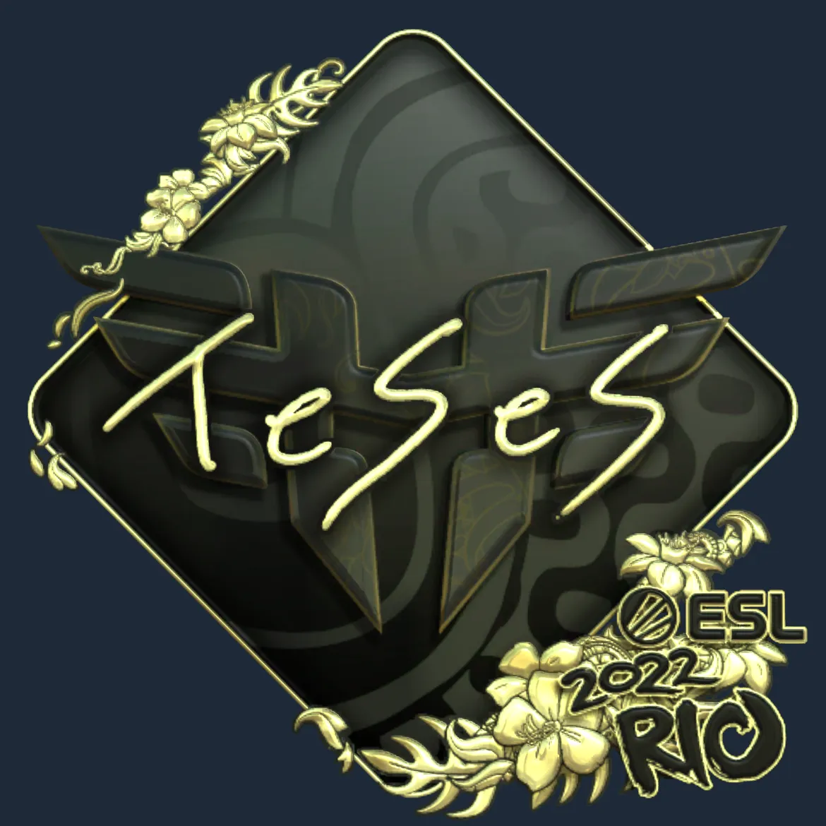 Sticker | TeSeS (Gold) | Rio 2022