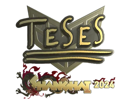Sticker | TeSeS (Gold) | Shanghai 2024
