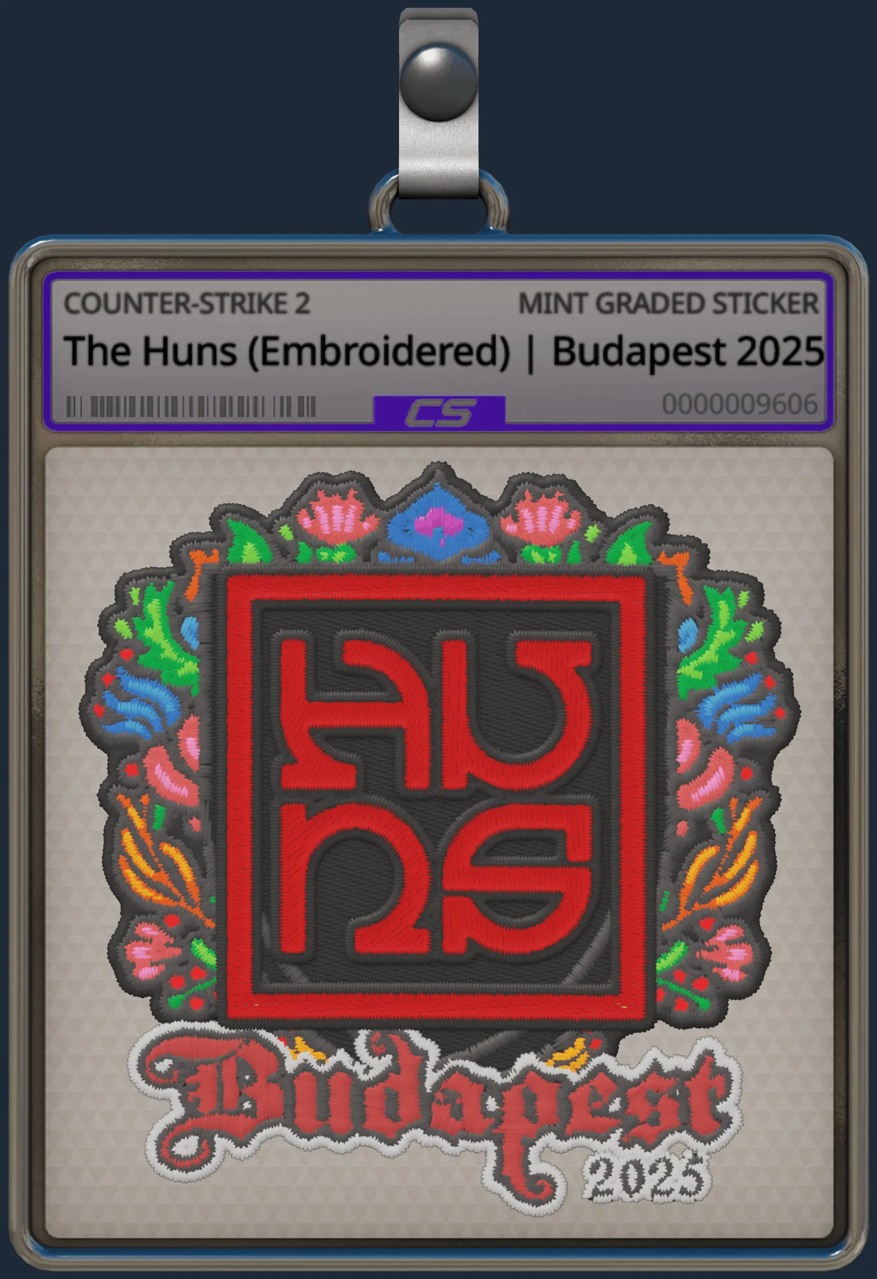 Sticker | The Huns (Embroidered) | Budapest 2025