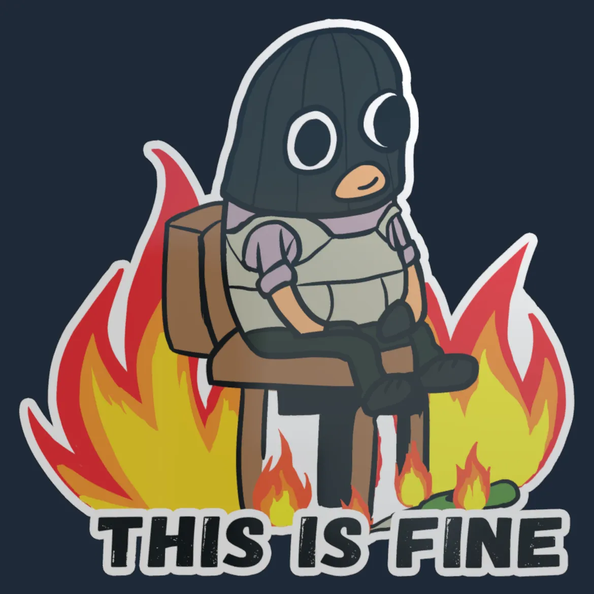 Sticker | This Is Fine (T)