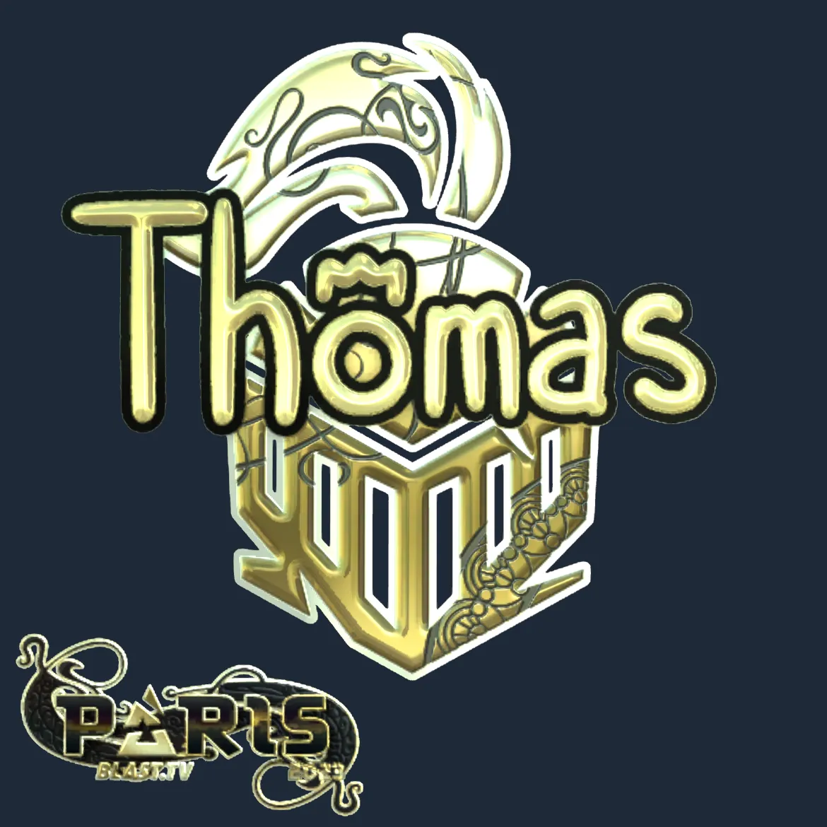 Sticker | Thomas (Gold) | Paris 2023