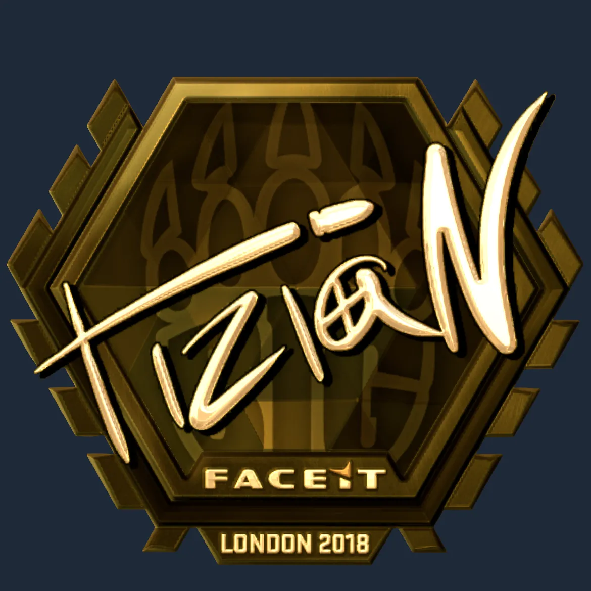 Sticker | tiziaN (Gold) | London 2018