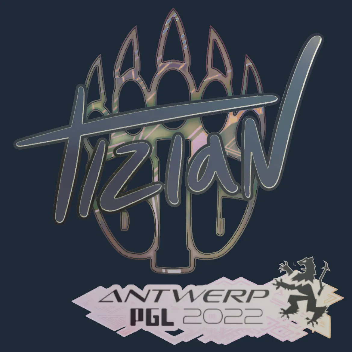 Sticker | tiziaN (Holo) | Antwerp 2022