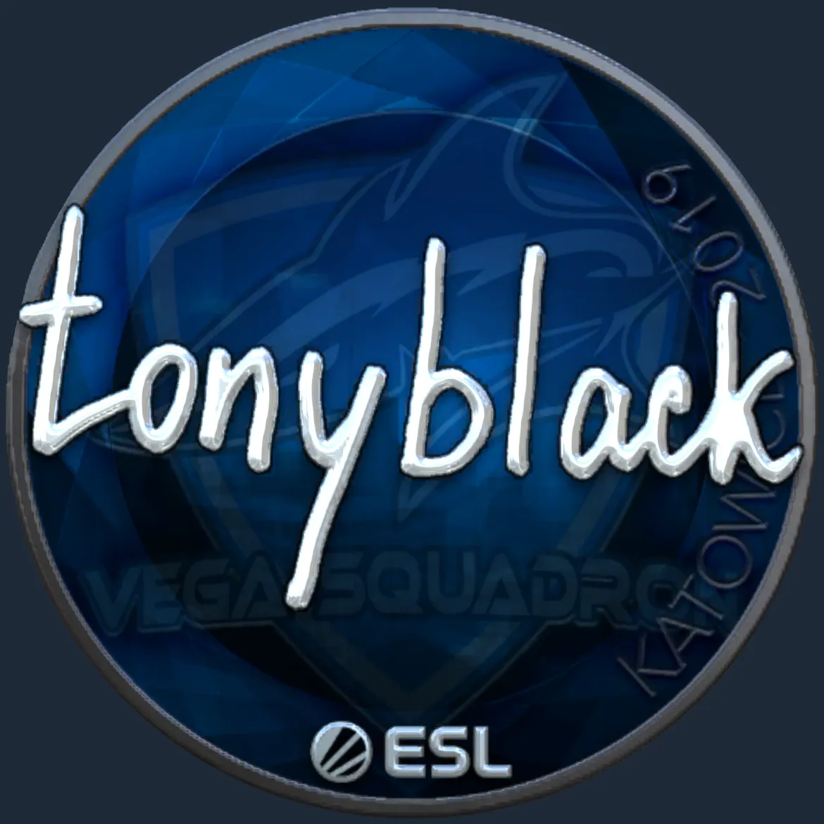 Sticker | tonyblack (Foil) | Katowice 2019