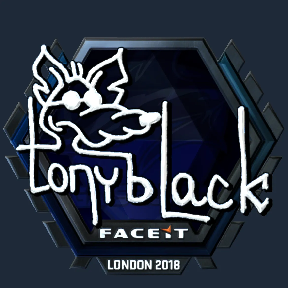 Sticker | tonyblack (Foil) | London 2018