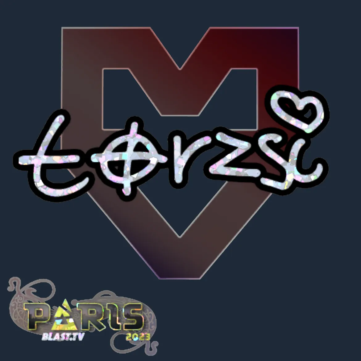 Sticker | torzsi (Glitter) | Paris 2023