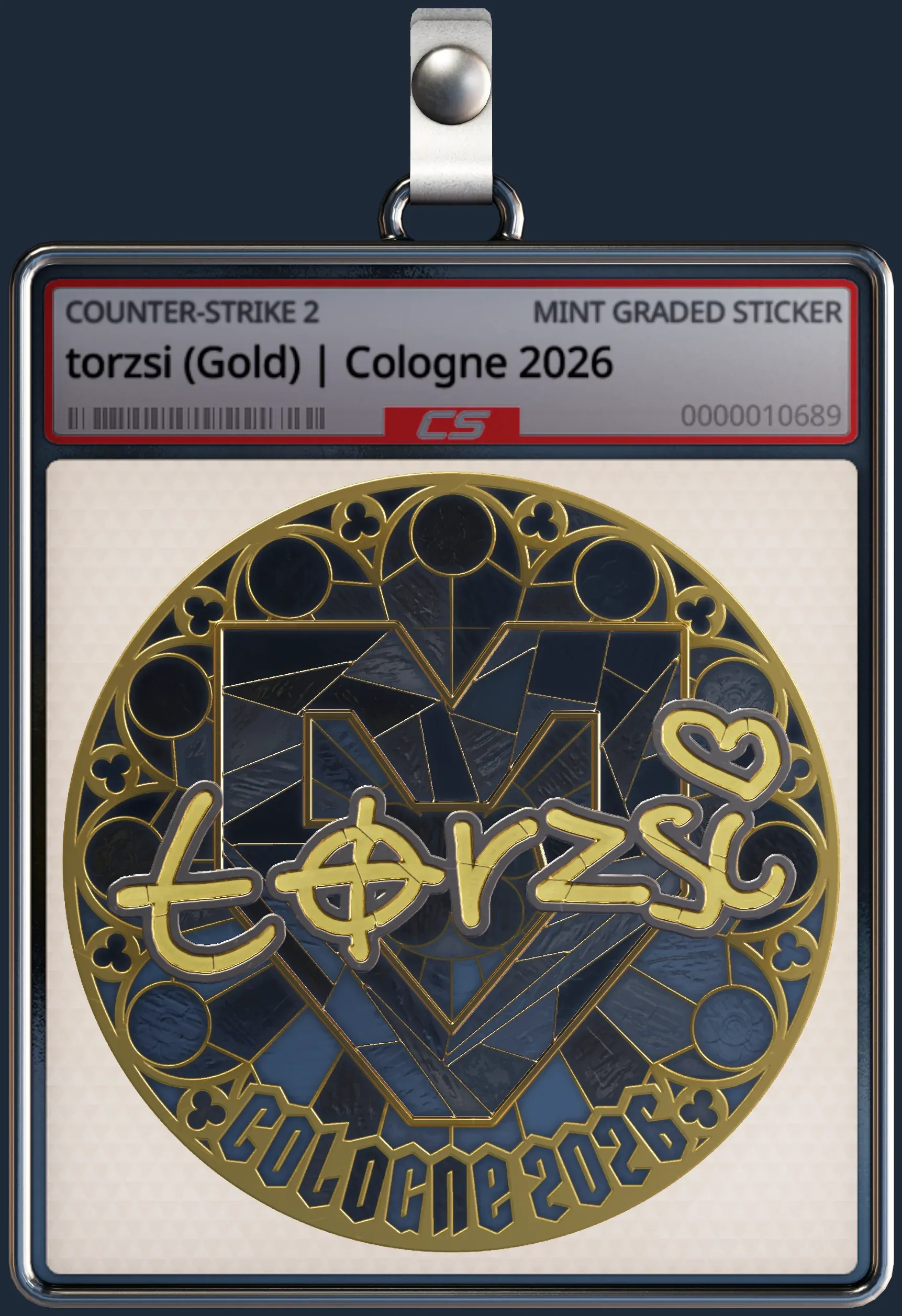 Sticker | torzsi (Gold) | Cologne 2026