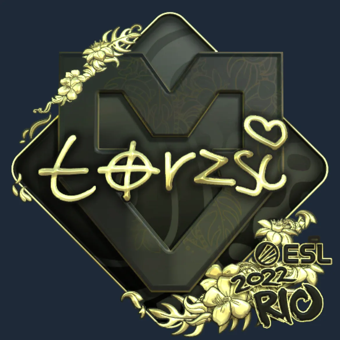 Sticker | torzsi (Gold) | Rio 2022