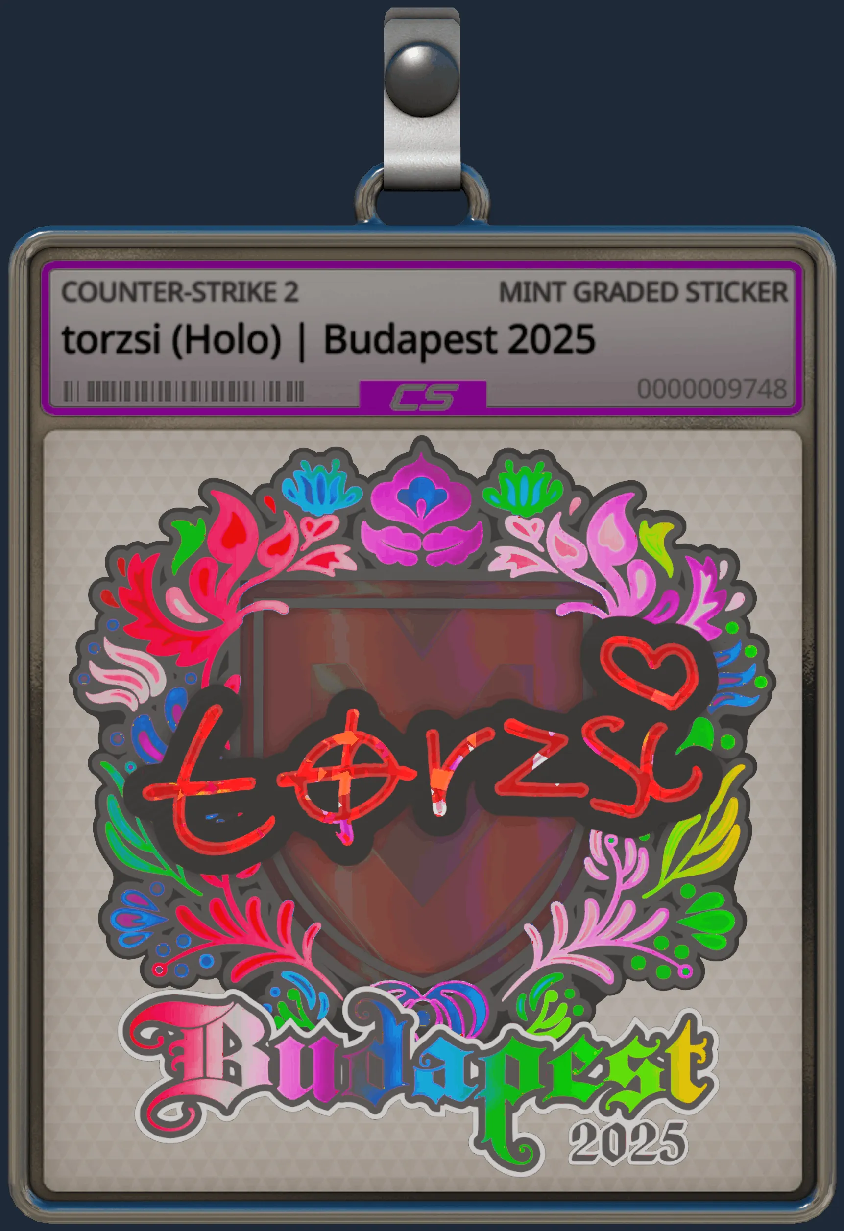 Sticker | torzsi (Holo) | Budapest 2025