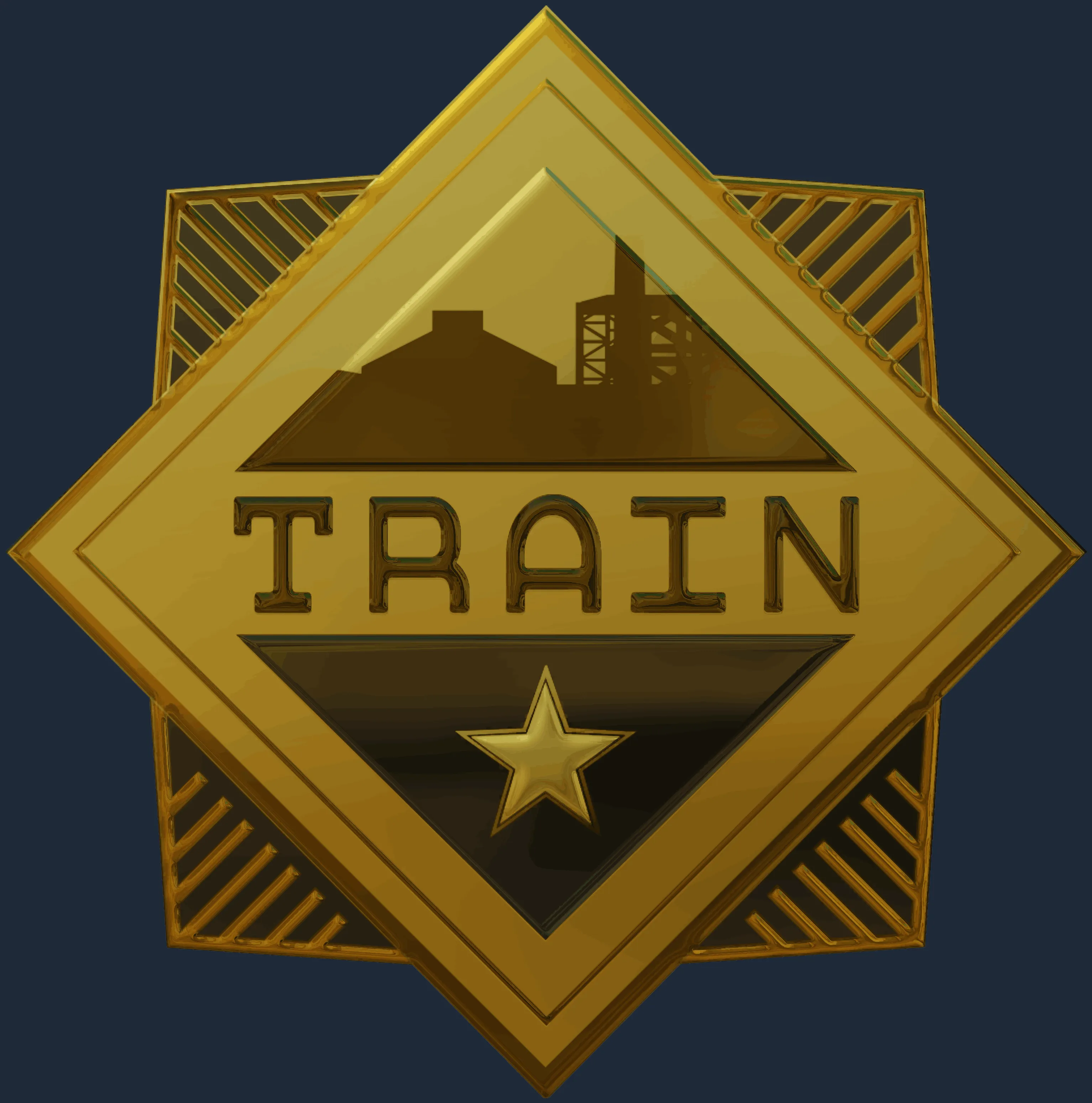 Sticker | Train (Gold)