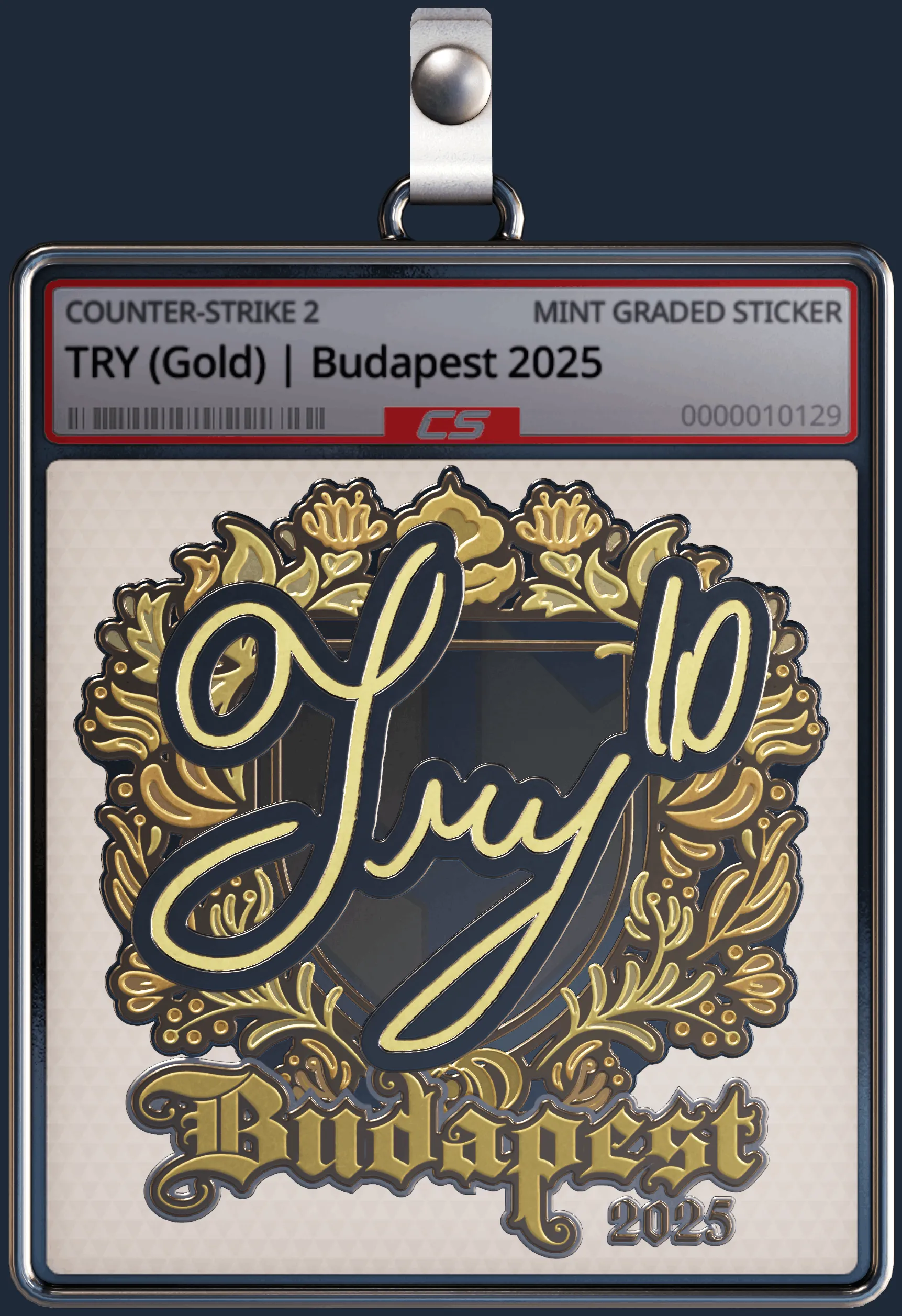 Sticker | TRY (Gold) | Budapest 2025