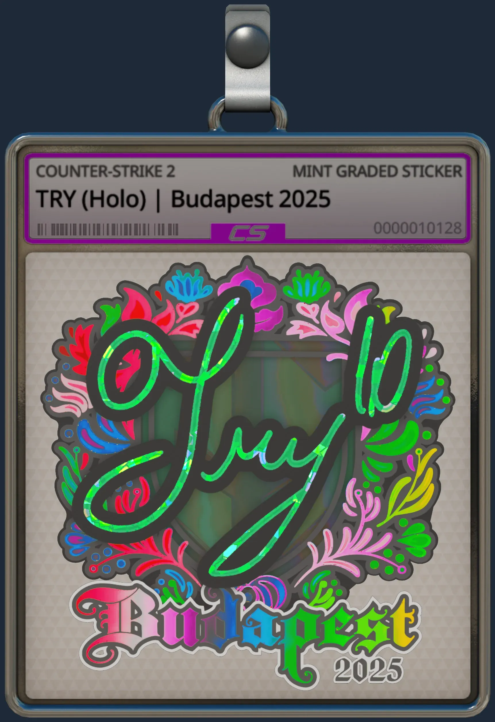 Sticker | TRY (Holo) | Budapest 2025