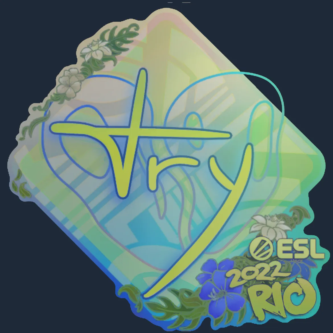 Sticker | TRY (Holo) | Rio 2022