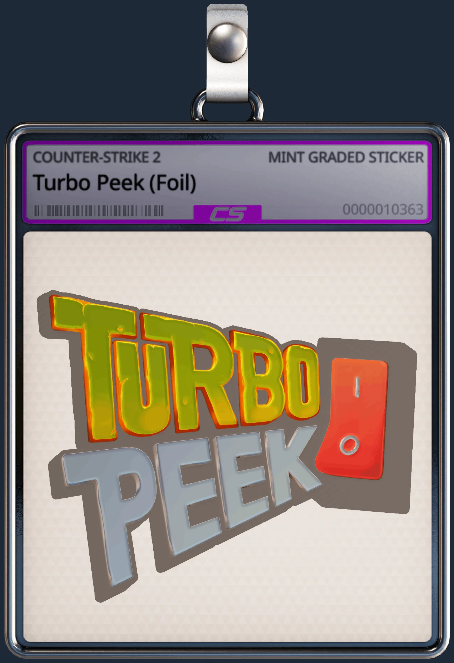 Sticker | Turbo Peek (Foil) Sticker | Turbo Peek (Foil)