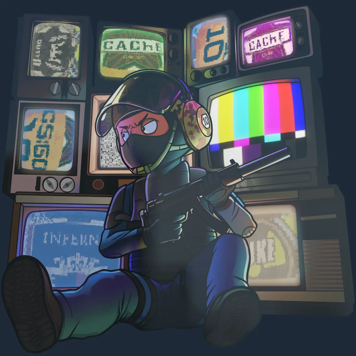 Sticker | TV Installation (Lenticular)