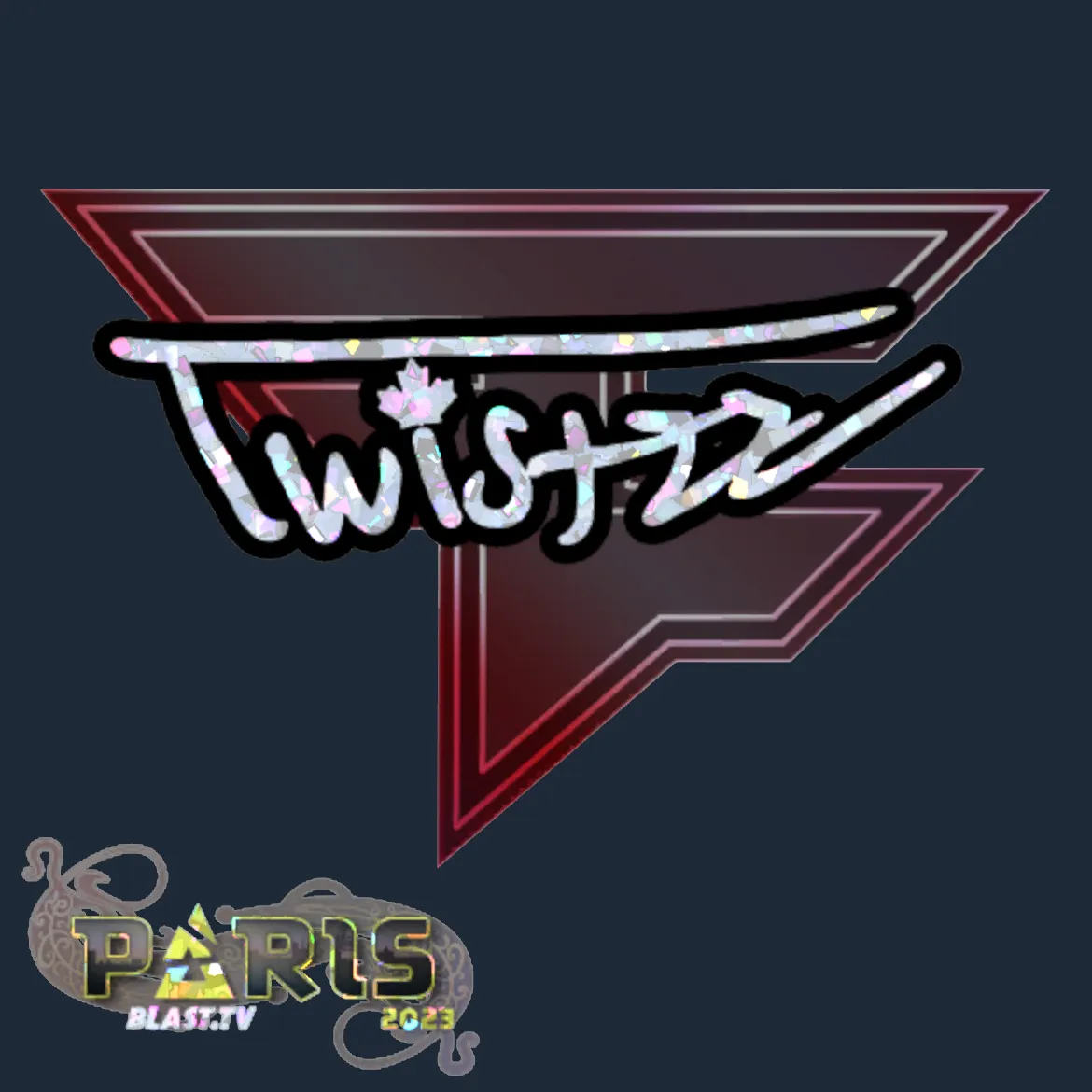 Sticker | Twistzz (Glitter) | Paris 2023