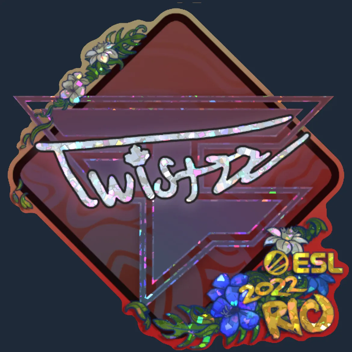 Sticker | Twistzz (Glitter) | Rio 2022