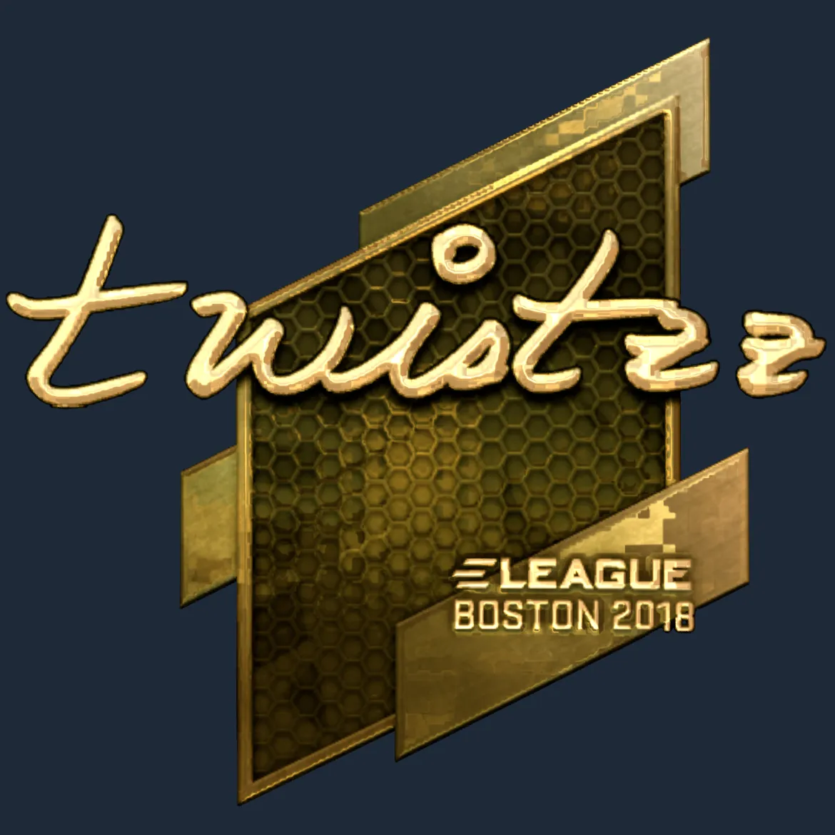 Sticker | Twistzz (Gold) | Boston 2018