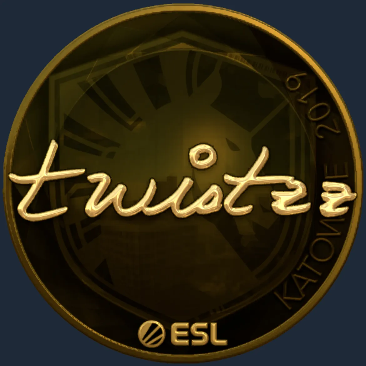 Sticker | Twistzz (Gold) | Katowice 2019