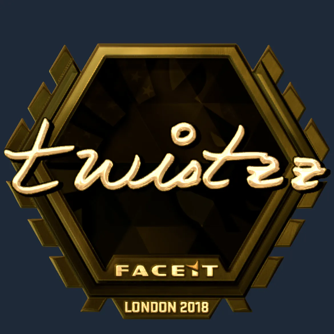 Sticker | Twistzz (Gold) | London 2018