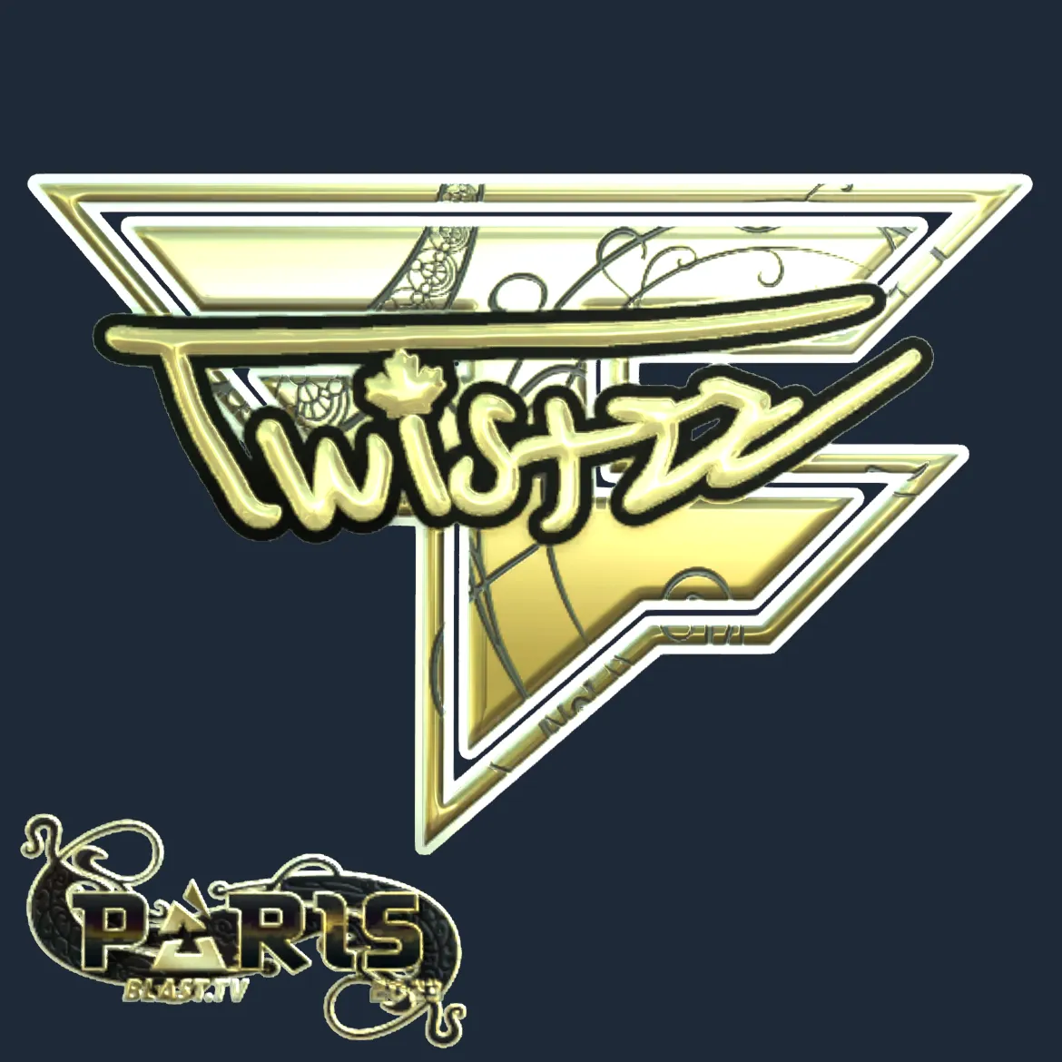 Sticker | Twistzz (Gold) | Paris 2023
