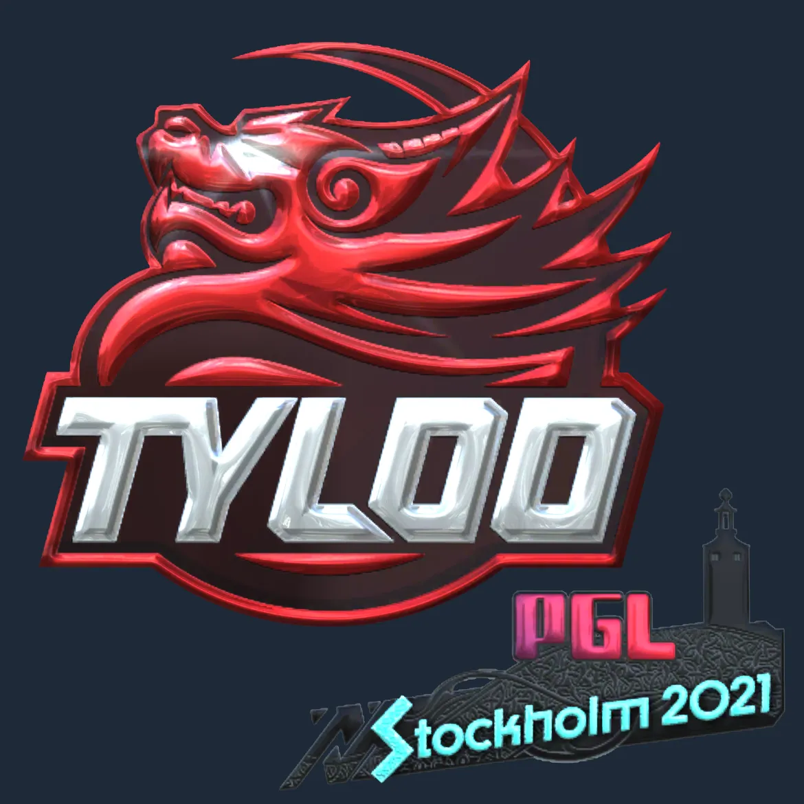 Sticker | Tyloo (Foil) | Stockholm 2021