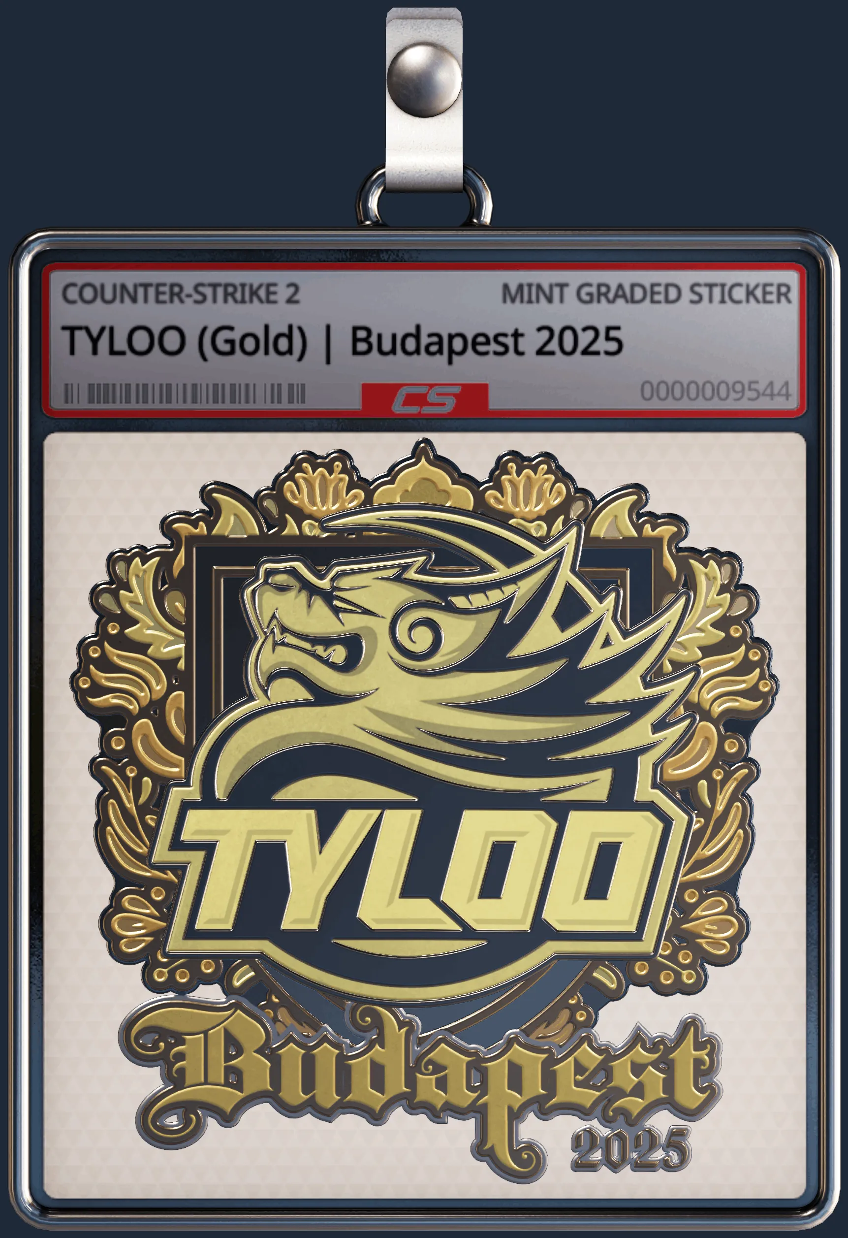 Sticker | TYLOO (Gold) | Budapest 2025