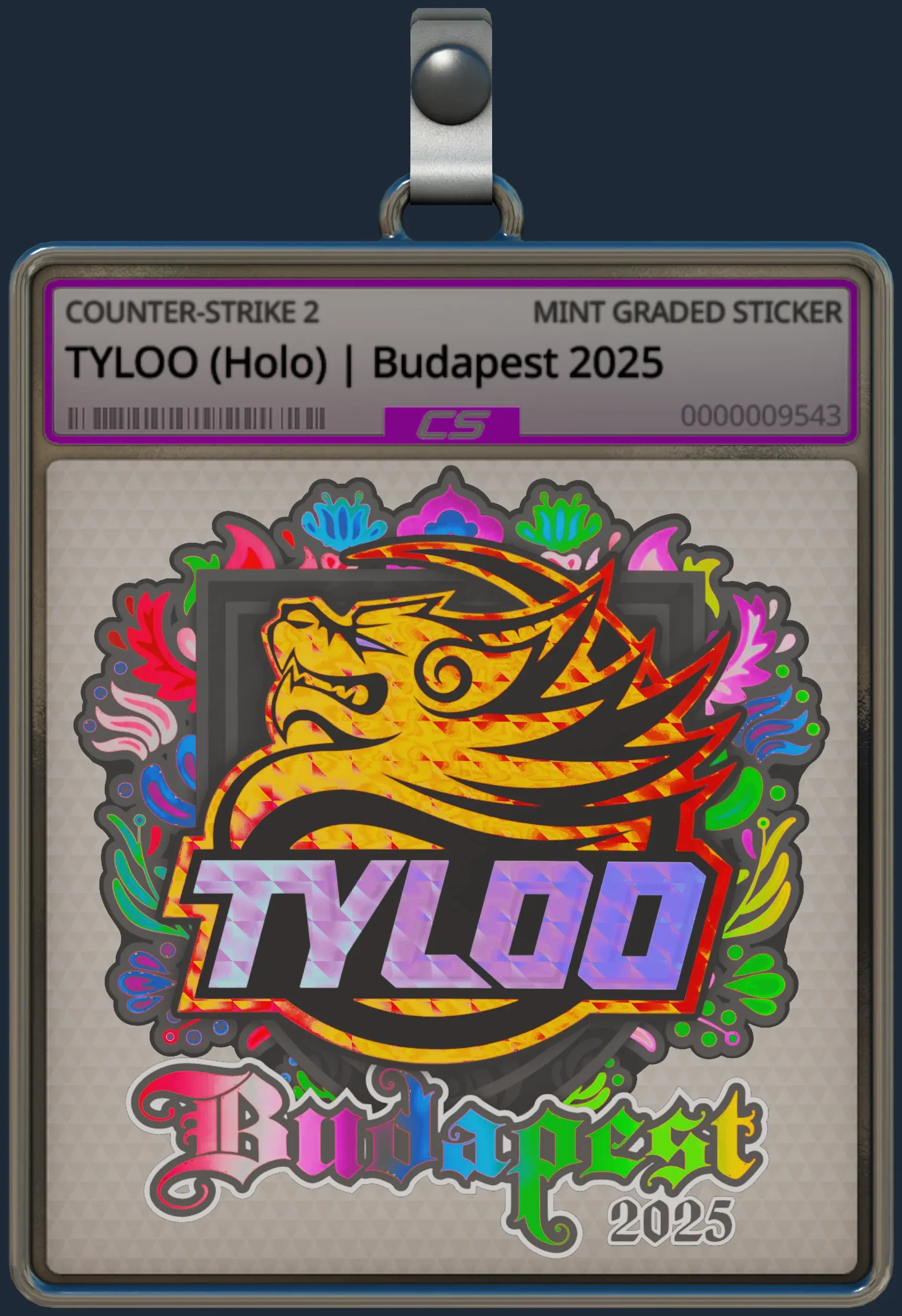 Sticker | TYLOO (Holo) | Budapest 2025