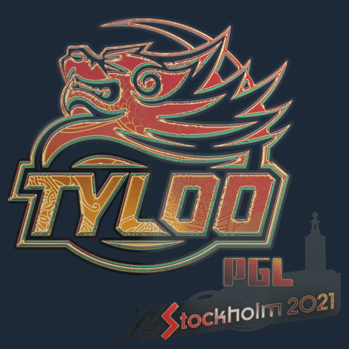 Sticker | Tyloo (Holo) | Stockholm 2021