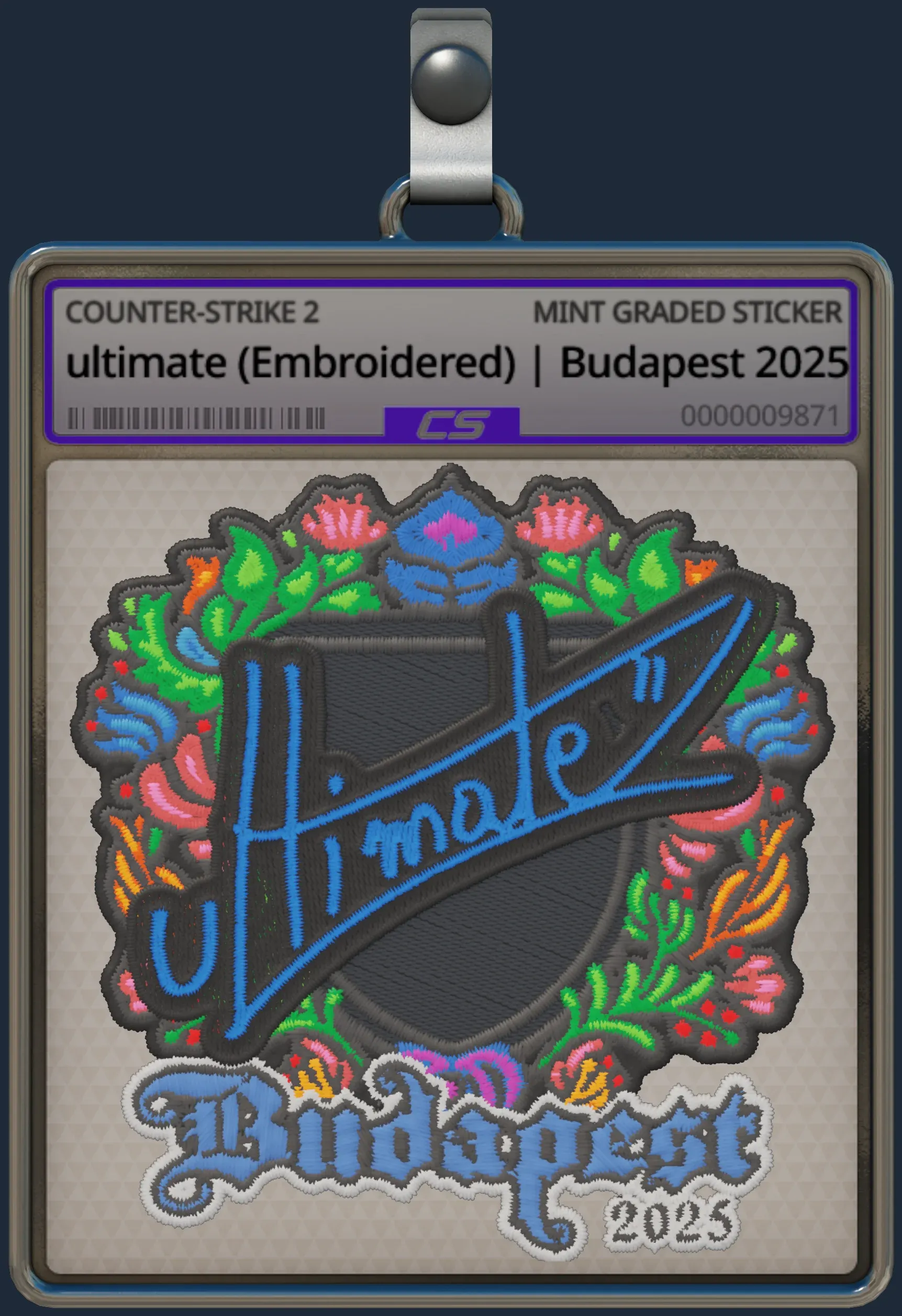 Sticker | ultimate (Embroidered) | Budapest 2025