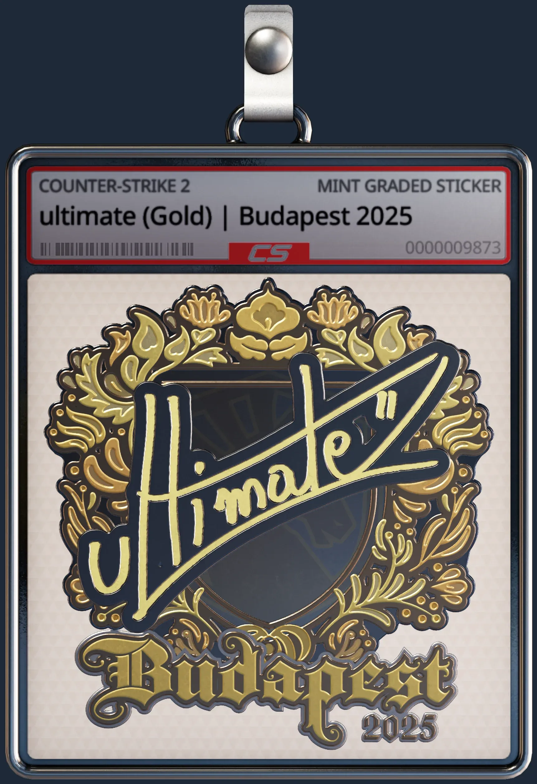 Sticker | ultimate (Gold) | Budapest 2025