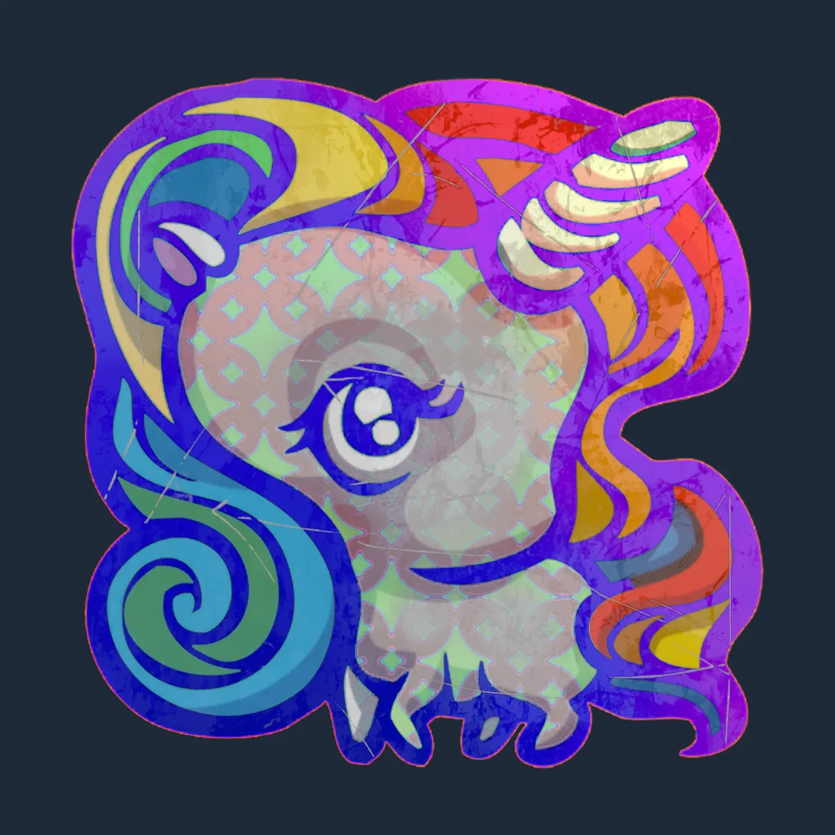 Sticker | Unicorn (Holo)