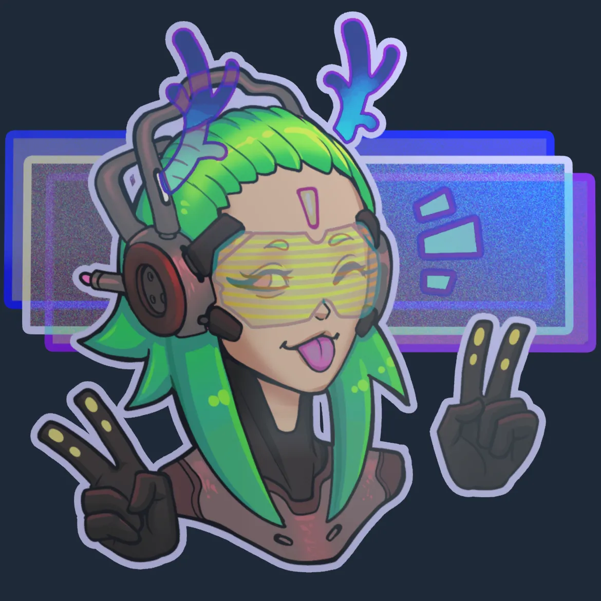Sticker | V For Victory (Holo)